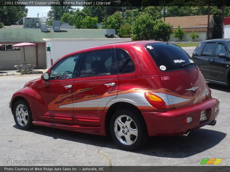 Inferno Red Pearl / Charcoal 2001 Chrysler PT Cruiser Limited