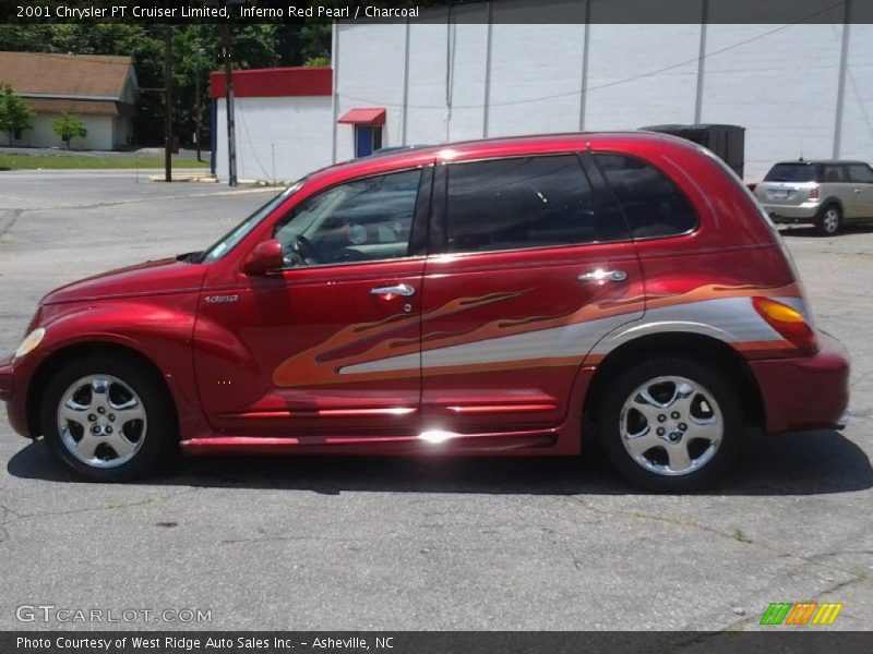 Inferno Red Pearl / Charcoal 2001 Chrysler PT Cruiser Limited