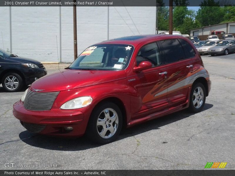Inferno Red Pearl / Charcoal 2001 Chrysler PT Cruiser Limited