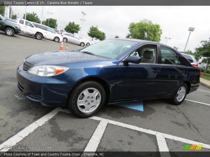 Catalina Blue Metallic / Taupe 2002 Toyota Camry LE V6