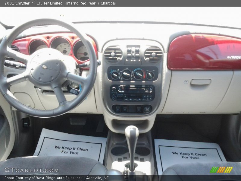Inferno Red Pearl / Charcoal 2001 Chrysler PT Cruiser Limited