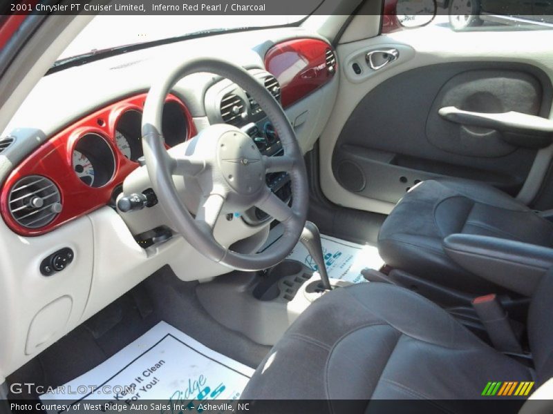 Inferno Red Pearl / Charcoal 2001 Chrysler PT Cruiser Limited
