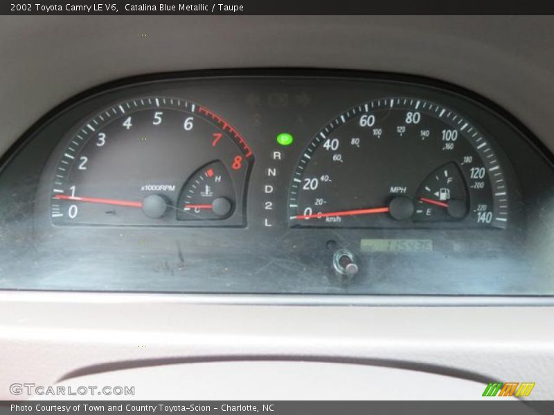 Catalina Blue Metallic / Taupe 2002 Toyota Camry LE V6