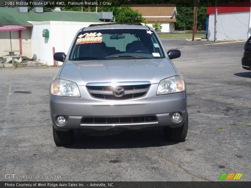 Platinum Metallic / Gray 2001 Mazda Tribute LX V6 4WD