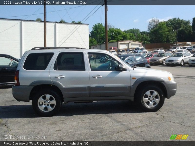 Platinum Metallic / Gray 2001 Mazda Tribute LX V6 4WD