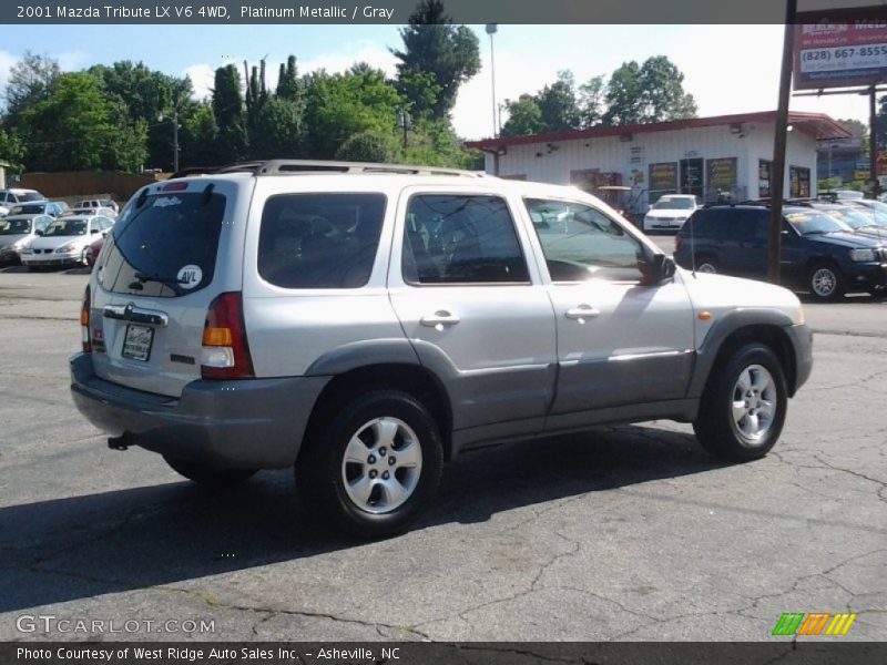 Platinum Metallic / Gray 2001 Mazda Tribute LX V6 4WD