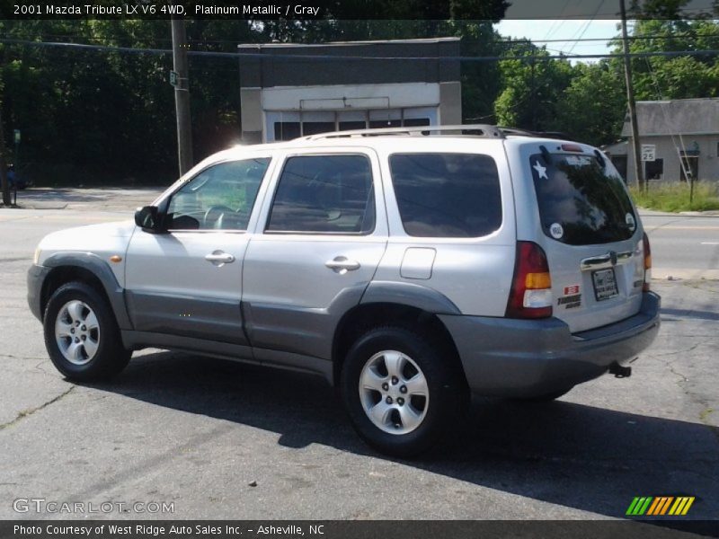 Platinum Metallic / Gray 2001 Mazda Tribute LX V6 4WD