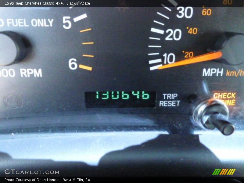 Black / Agate 1999 Jeep Cherokee Classic 4x4