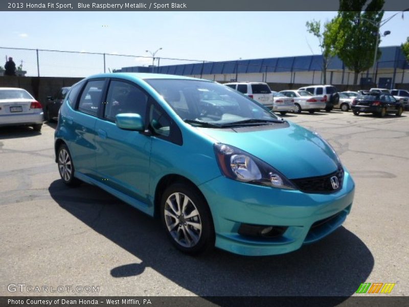 Blue Raspberry Metallic / Sport Black 2013 Honda Fit Sport