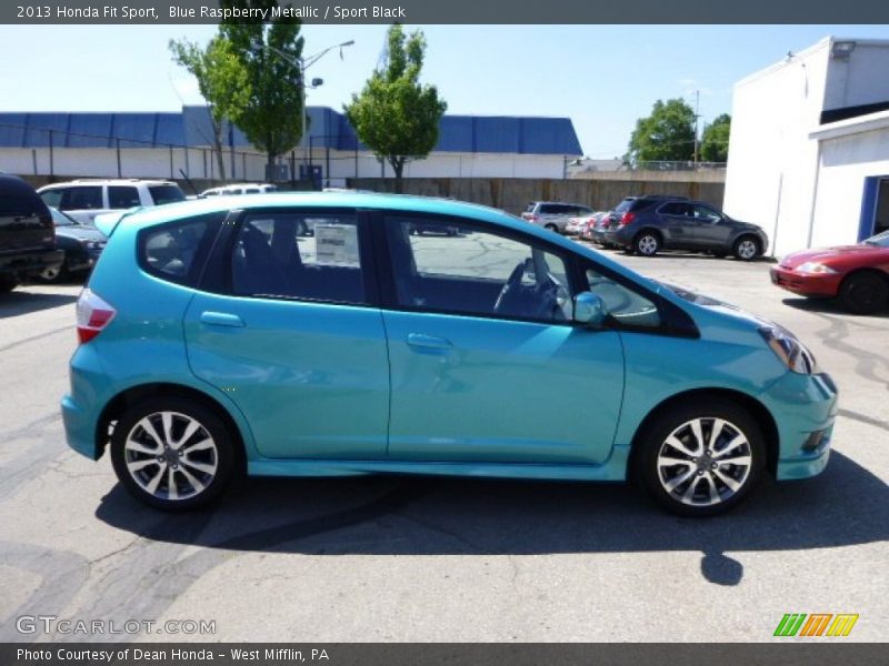 Blue Raspberry Metallic / Sport Black 2013 Honda Fit Sport