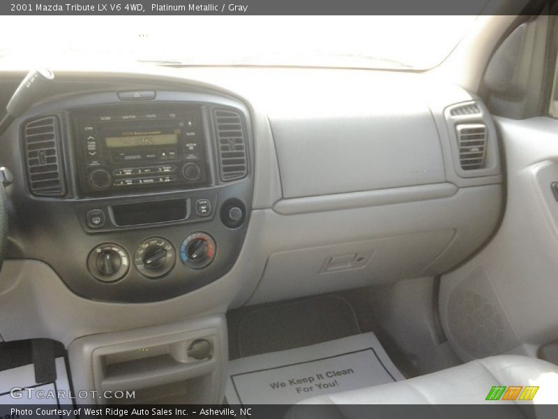 Platinum Metallic / Gray 2001 Mazda Tribute LX V6 4WD