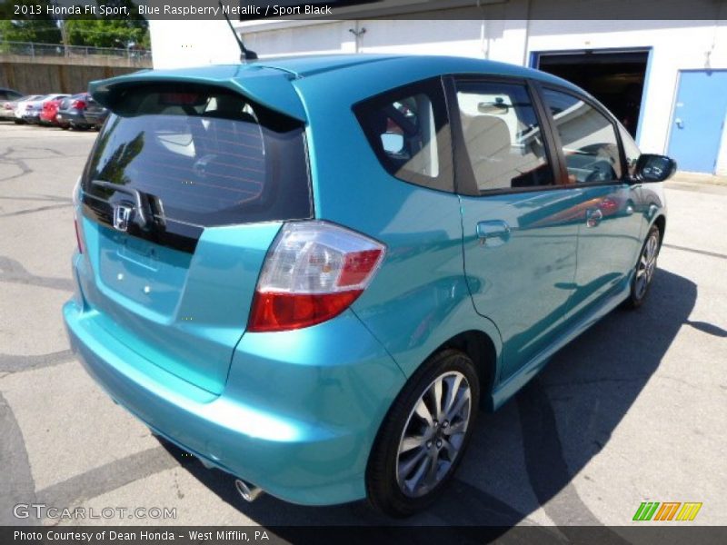 Blue Raspberry Metallic / Sport Black 2013 Honda Fit Sport