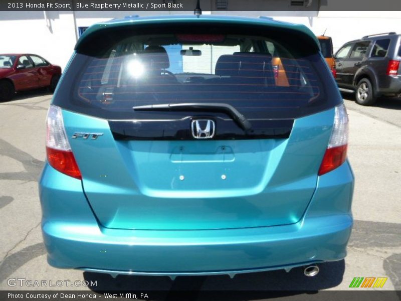 Blue Raspberry Metallic / Sport Black 2013 Honda Fit Sport