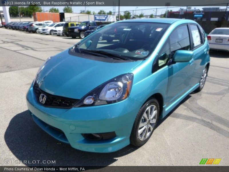 Blue Raspberry Metallic / Sport Black 2013 Honda Fit Sport