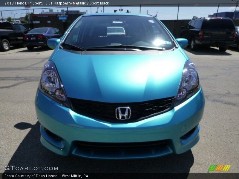 Blue Raspberry Metallic / Sport Black 2013 Honda Fit Sport