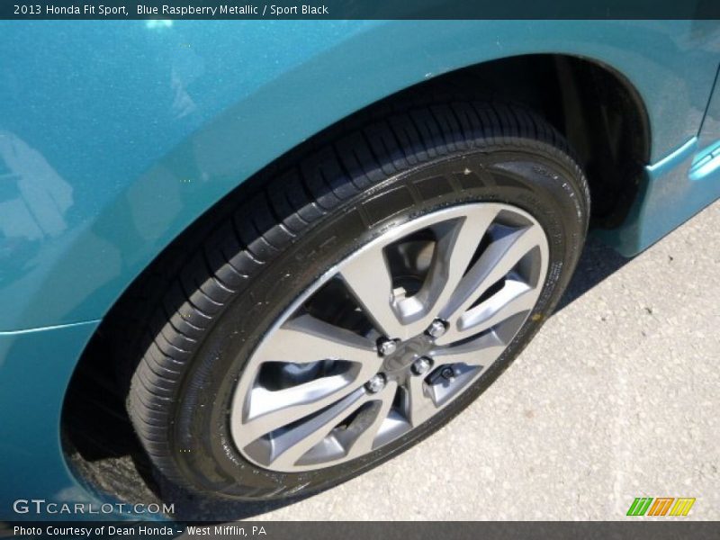 Blue Raspberry Metallic / Sport Black 2013 Honda Fit Sport
