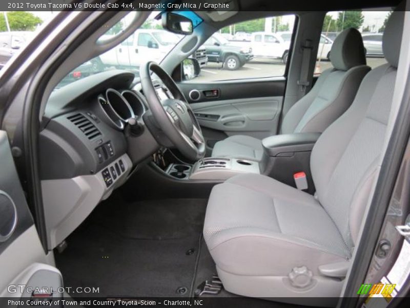 2012 Tacoma V6 Double Cab 4x4 Graphite Interior