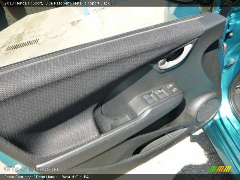 Blue Raspberry Metallic / Sport Black 2013 Honda Fit Sport