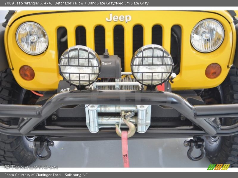 Detonator Yellow / Dark Slate Gray/Medium Slate Gray 2009 Jeep Wrangler X 4x4