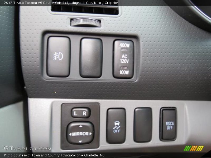 Controls of 2012 Tacoma V6 Double Cab 4x4