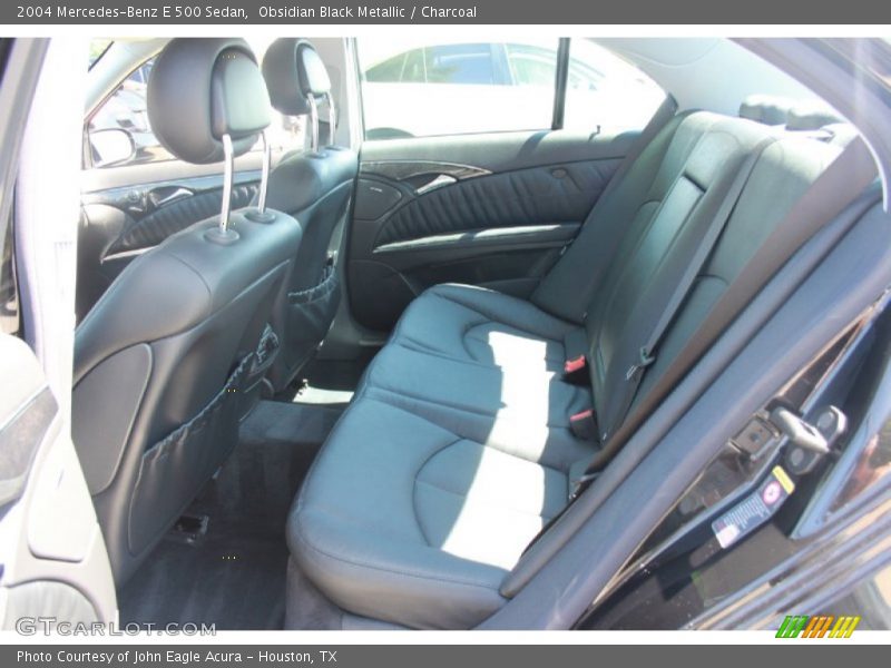 Obsidian Black Metallic / Charcoal 2004 Mercedes-Benz E 500 Sedan