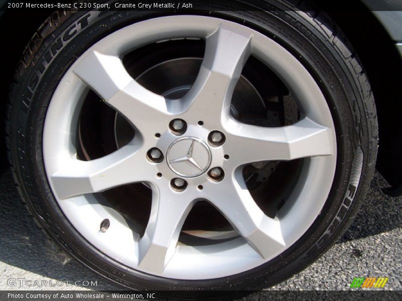 Granite Grey Metallic / Ash 2007 Mercedes-Benz C 230 Sport