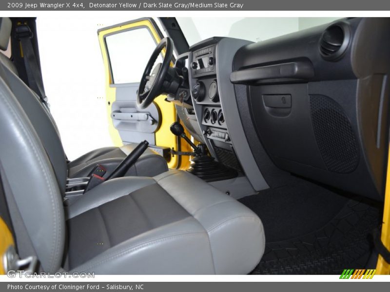 Detonator Yellow / Dark Slate Gray/Medium Slate Gray 2009 Jeep Wrangler X 4x4