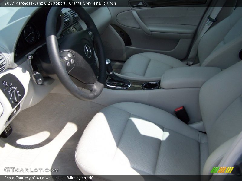 Granite Grey Metallic / Ash 2007 Mercedes-Benz C 230 Sport