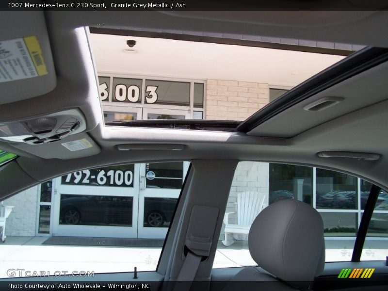 Granite Grey Metallic / Ash 2007 Mercedes-Benz C 230 Sport