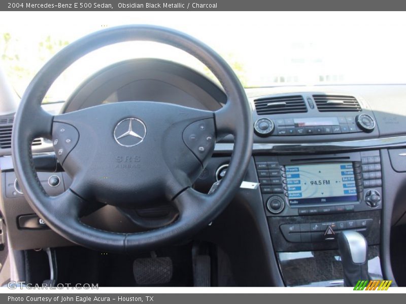 Obsidian Black Metallic / Charcoal 2004 Mercedes-Benz E 500 Sedan