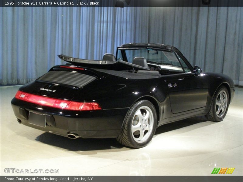 Black / Black 1995 Porsche 911 Carrera 4 Cabriolet