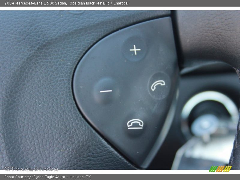 Obsidian Black Metallic / Charcoal 2004 Mercedes-Benz E 500 Sedan