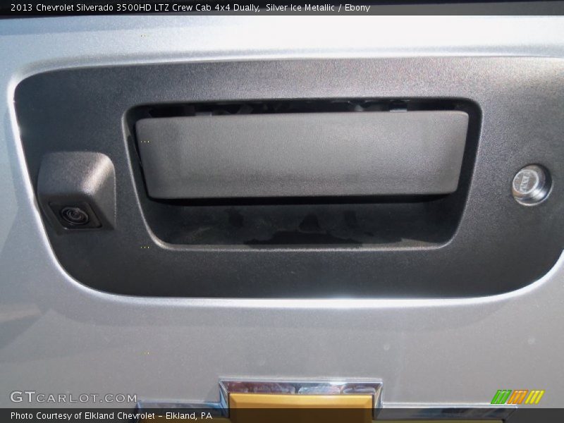 Silver Ice Metallic / Ebony 2013 Chevrolet Silverado 3500HD LTZ Crew Cab 4x4 Dually