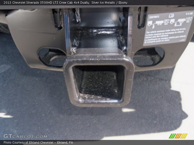 Silver Ice Metallic / Ebony 2013 Chevrolet Silverado 3500HD LTZ Crew Cab 4x4 Dually