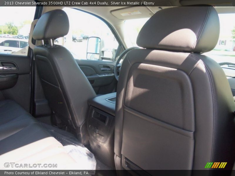 Silver Ice Metallic / Ebony 2013 Chevrolet Silverado 3500HD LTZ Crew Cab 4x4 Dually