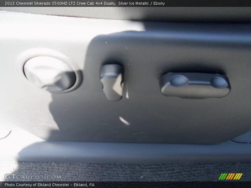 Silver Ice Metallic / Ebony 2013 Chevrolet Silverado 3500HD LTZ Crew Cab 4x4 Dually