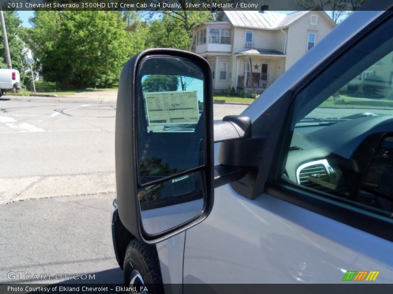Silver Ice Metallic / Ebony 2013 Chevrolet Silverado 3500HD LTZ Crew Cab 4x4 Dually