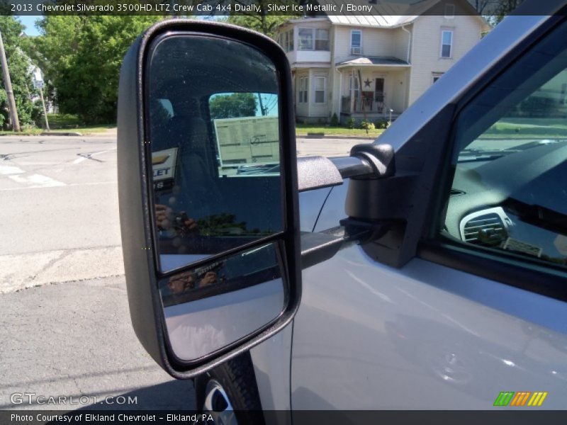 Silver Ice Metallic / Ebony 2013 Chevrolet Silverado 3500HD LTZ Crew Cab 4x4 Dually