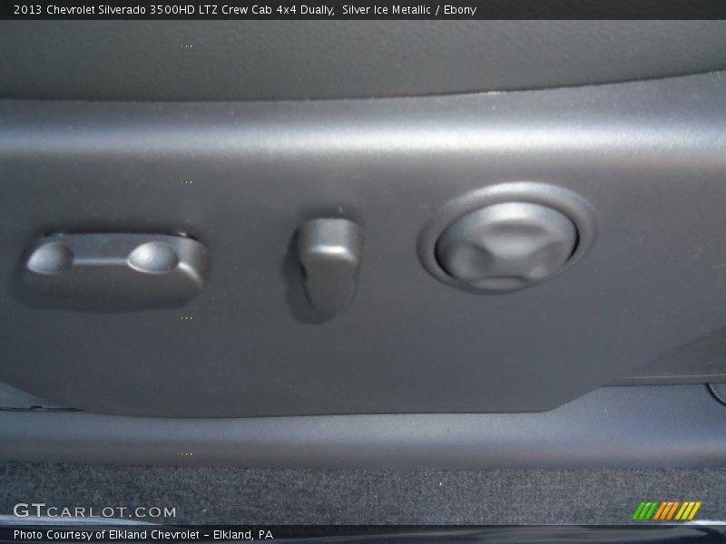 Silver Ice Metallic / Ebony 2013 Chevrolet Silverado 3500HD LTZ Crew Cab 4x4 Dually