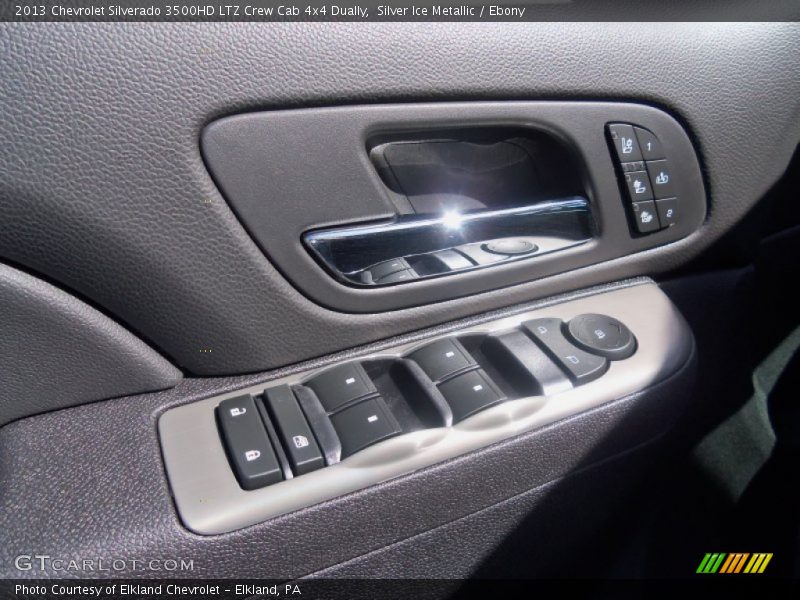 Silver Ice Metallic / Ebony 2013 Chevrolet Silverado 3500HD LTZ Crew Cab 4x4 Dually
