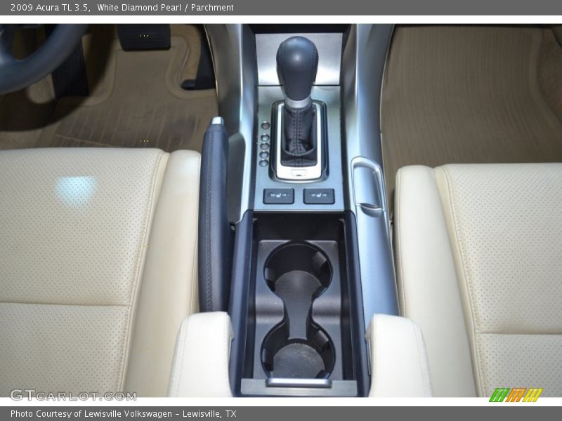 White Diamond Pearl / Parchment 2009 Acura TL 3.5