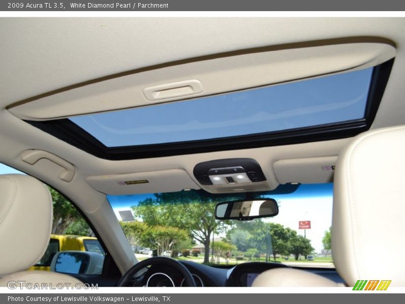 White Diamond Pearl / Parchment 2009 Acura TL 3.5