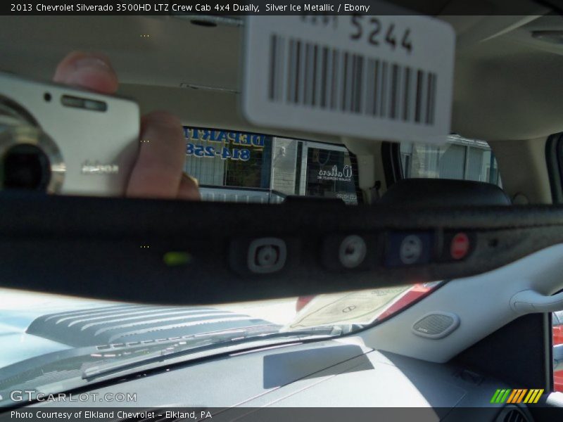 Silver Ice Metallic / Ebony 2013 Chevrolet Silverado 3500HD LTZ Crew Cab 4x4 Dually