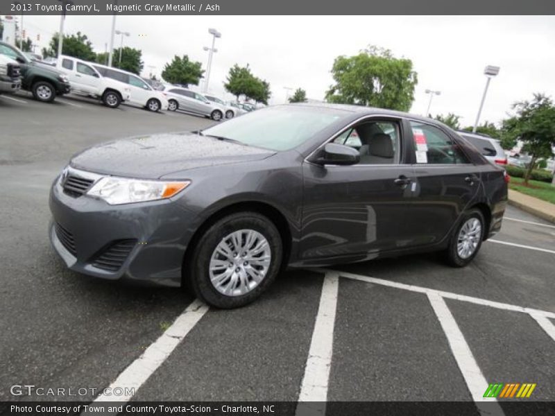 Magnetic Gray Metallic / Ash 2013 Toyota Camry L