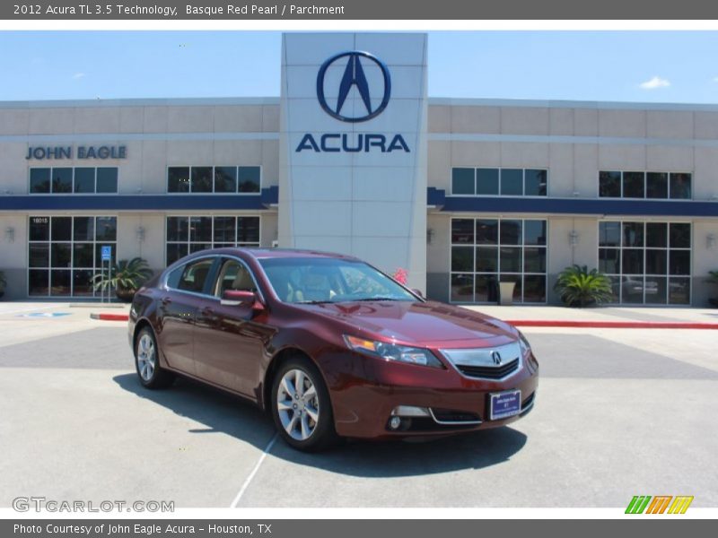Basque Red Pearl / Parchment 2012 Acura TL 3.5 Technology