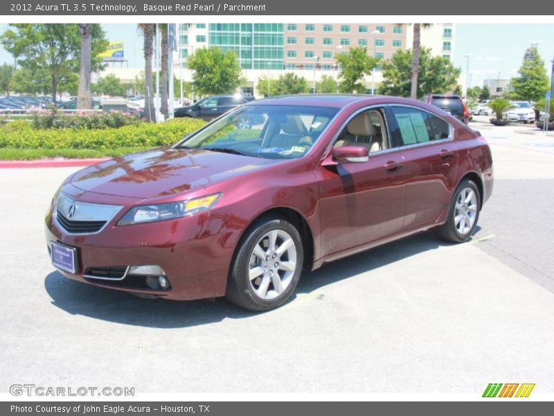 Basque Red Pearl / Parchment 2012 Acura TL 3.5 Technology