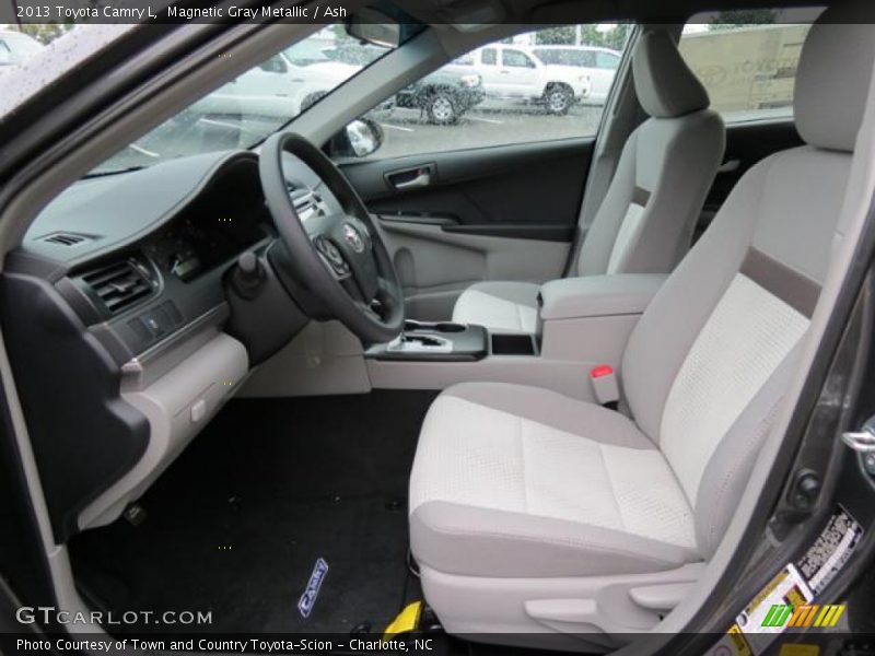 Magnetic Gray Metallic / Ash 2013 Toyota Camry L