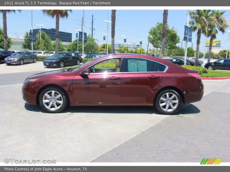 Basque Red Pearl / Parchment 2012 Acura TL 3.5 Technology