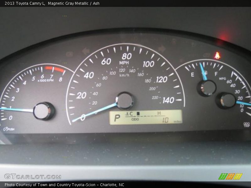 Magnetic Gray Metallic / Ash 2013 Toyota Camry L