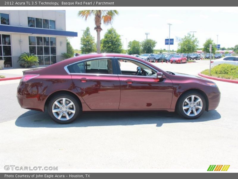 Basque Red Pearl / Parchment 2012 Acura TL 3.5 Technology